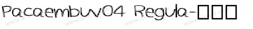 Pacaembuv04 Regula字体转换
